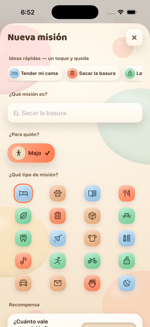 New mission: one-tap quick ideas, who it is for and what kind of mission